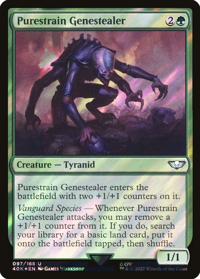 Purestrain Genestealer — Warhammer 40,000 Commander 97★/617