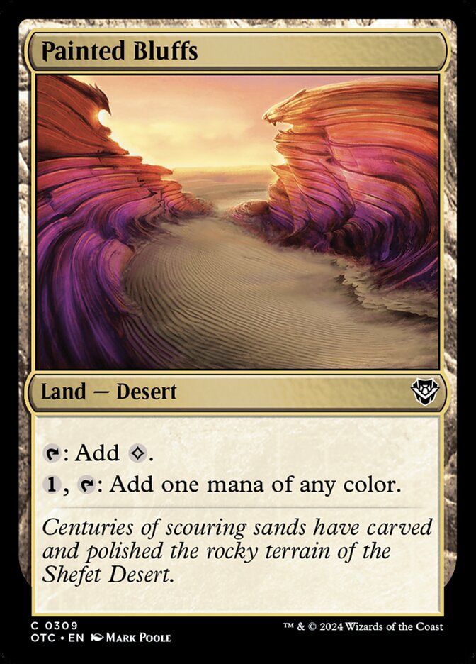 Painted Bluffs — Outlaws of Thunder Junction Commander 309/342