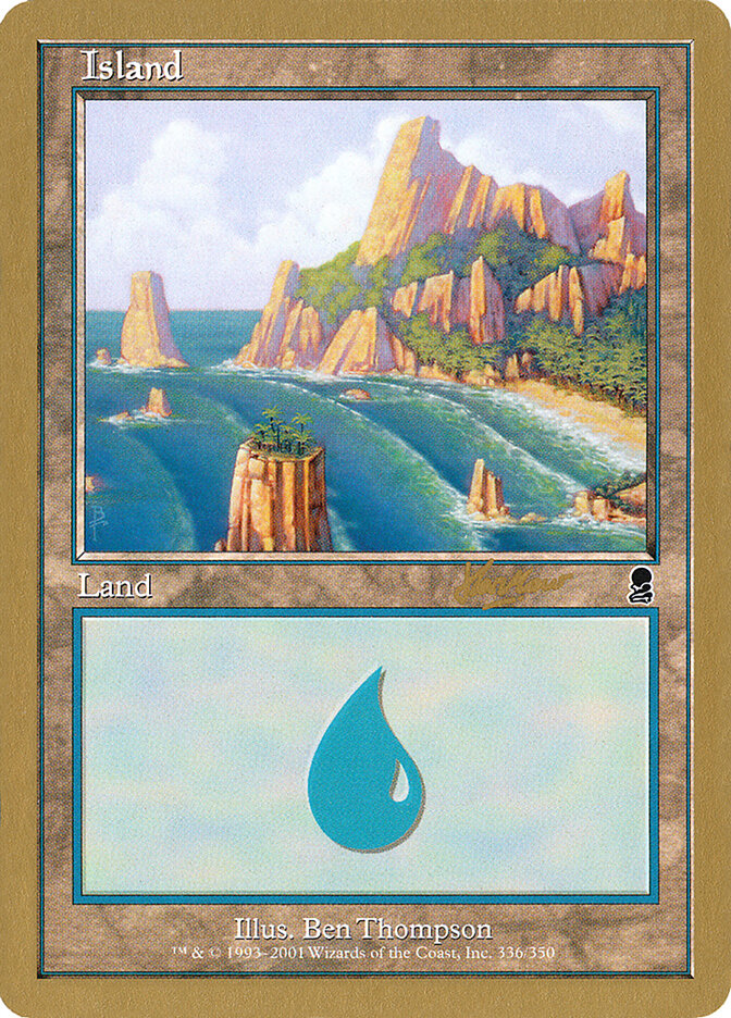 Island — World Championship Decks 2002 shh336a/153