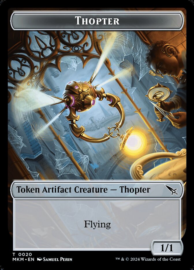 Thopter — Murders at Karlov Manor Tokens 20/22