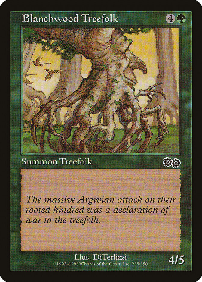 Blanchwood Treefolk — Urza's Saga 238/357