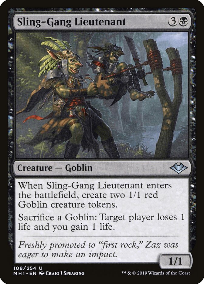 Sling-Gang Lieutenant — Modern Horizons 108/255