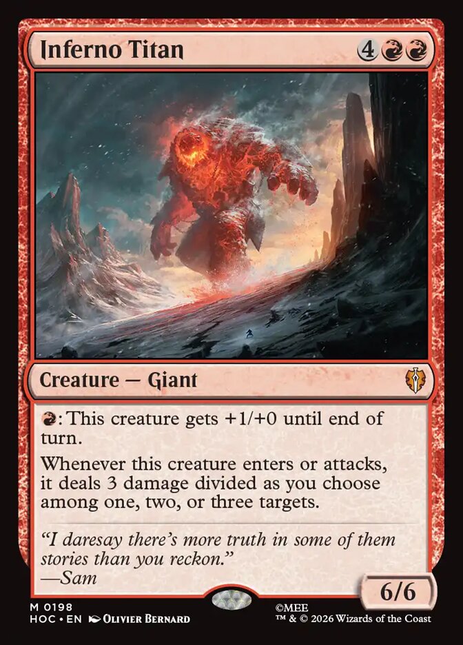 Inferno Titan — The Hobbit Eternal 198/158