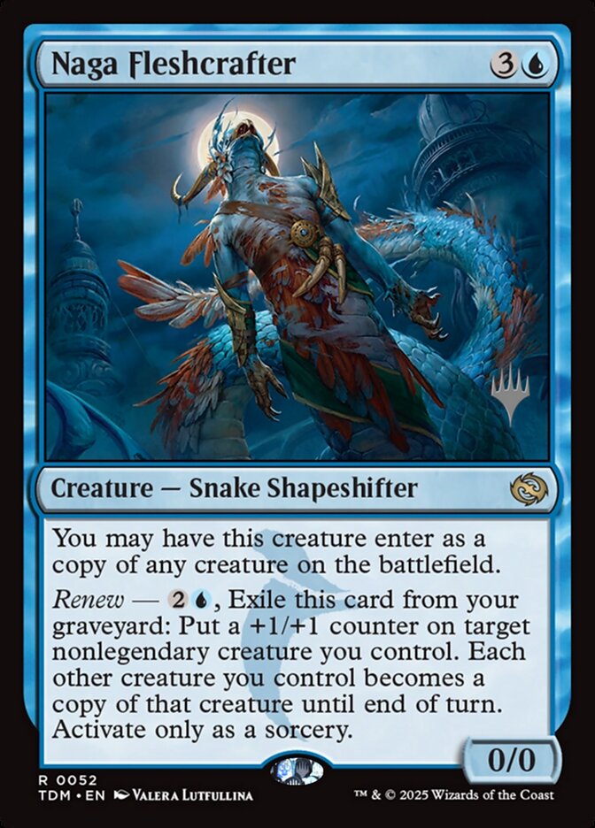 Naga Fleshcrafter — Tarkir: Dragonstorm Promos 52p/160