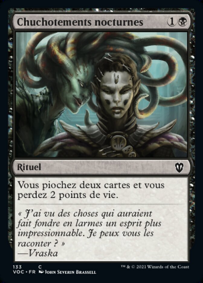 Chuchotements nocturnes — Crimson Vow Commander 133/188