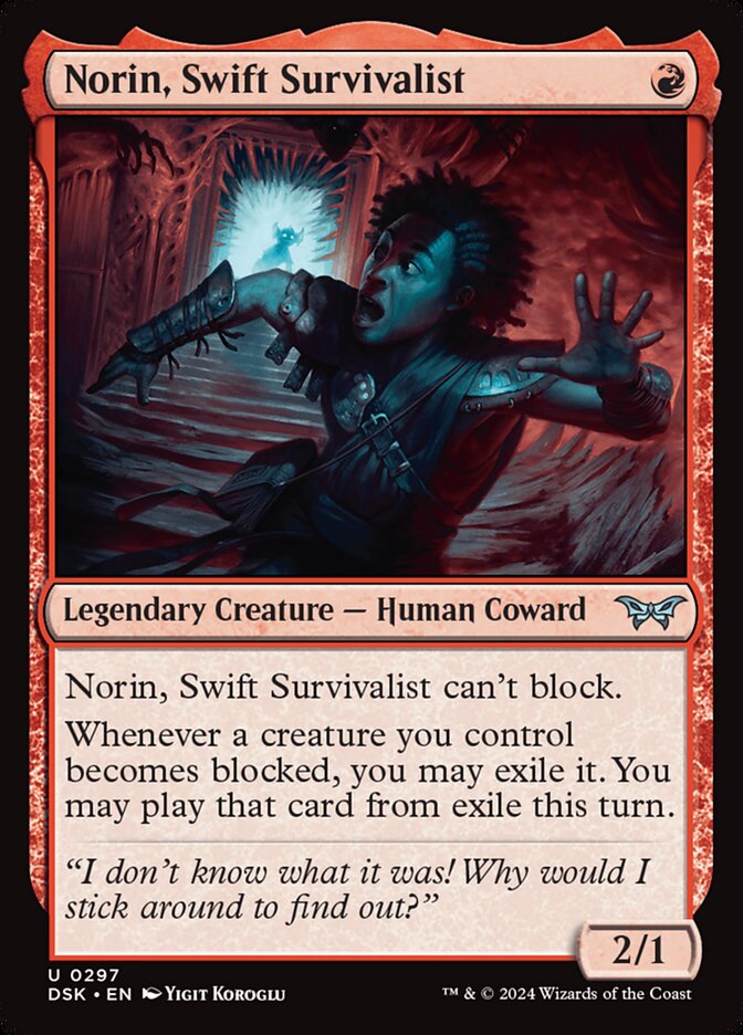 Norin, Swift Survivalist — Duskmourn: House of Horror 297/419