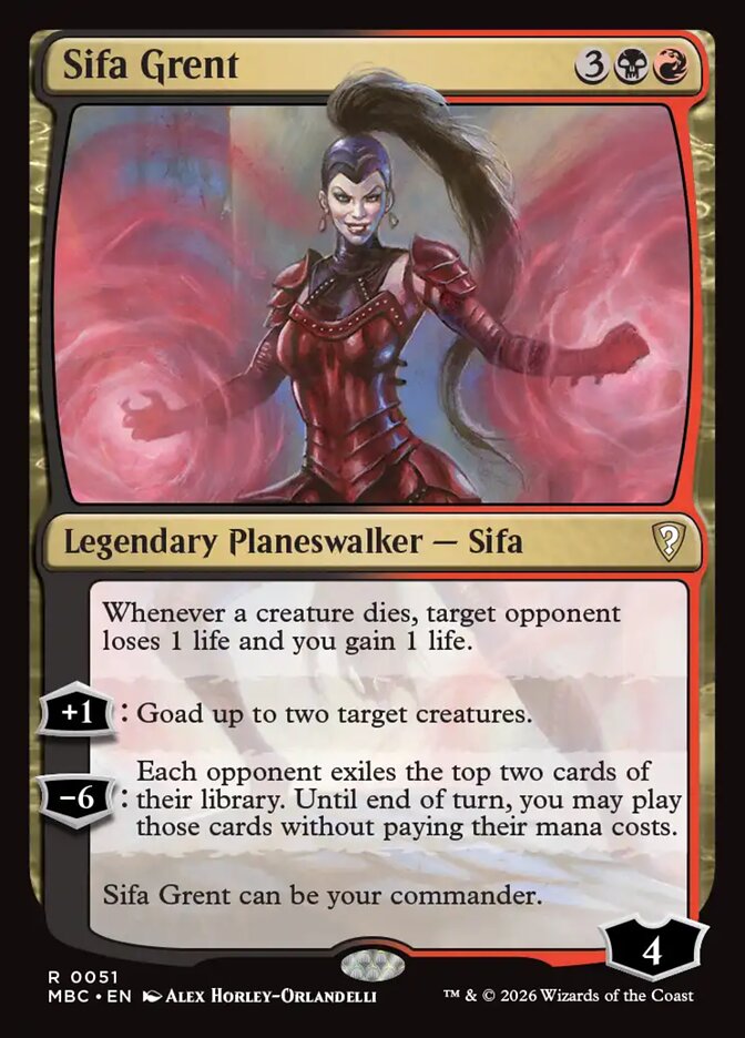 Sifa Grent — Mystery Booster Commander Edition 51/80