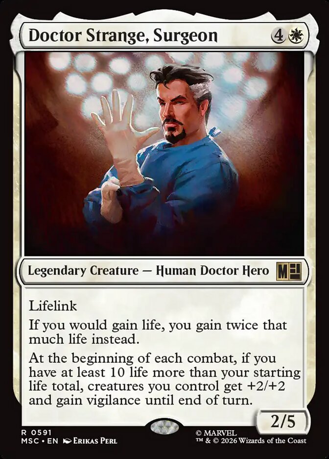 Doctor Strange, Surgeon — Marvel Super Heroes Commander 591/866