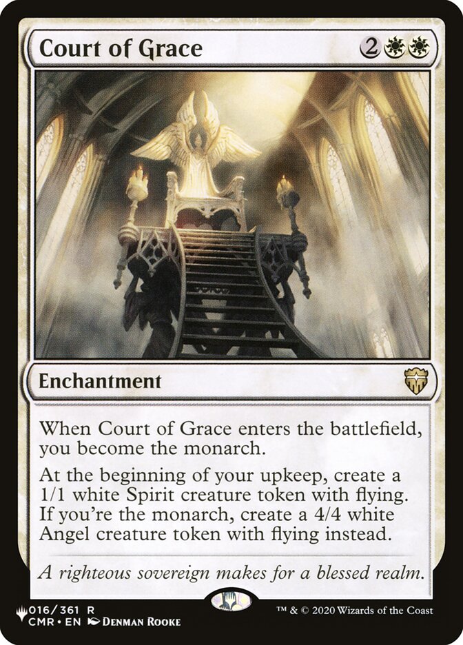 Court of Grace — The List CMR-16/5581