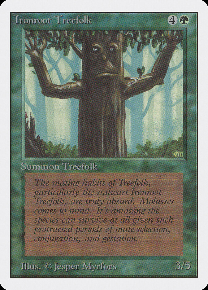Ironroot Treefolk — Unlimited Edition 204/302