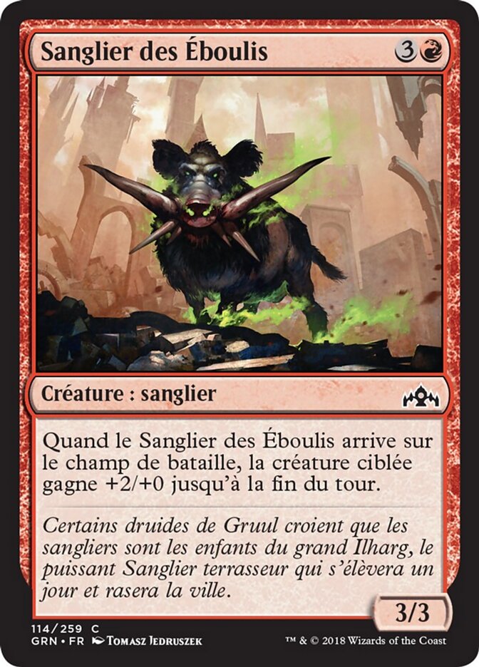 Sanglier des Éboulis — Guilds of Ravnica 114/273