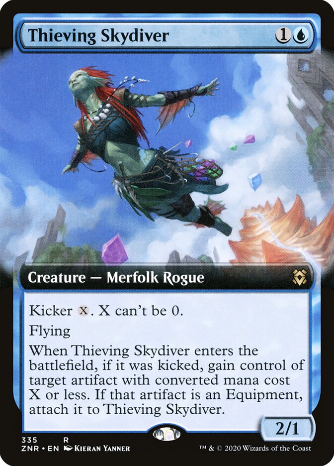 Thieving Skydiver — Zendikar Rising 335/406