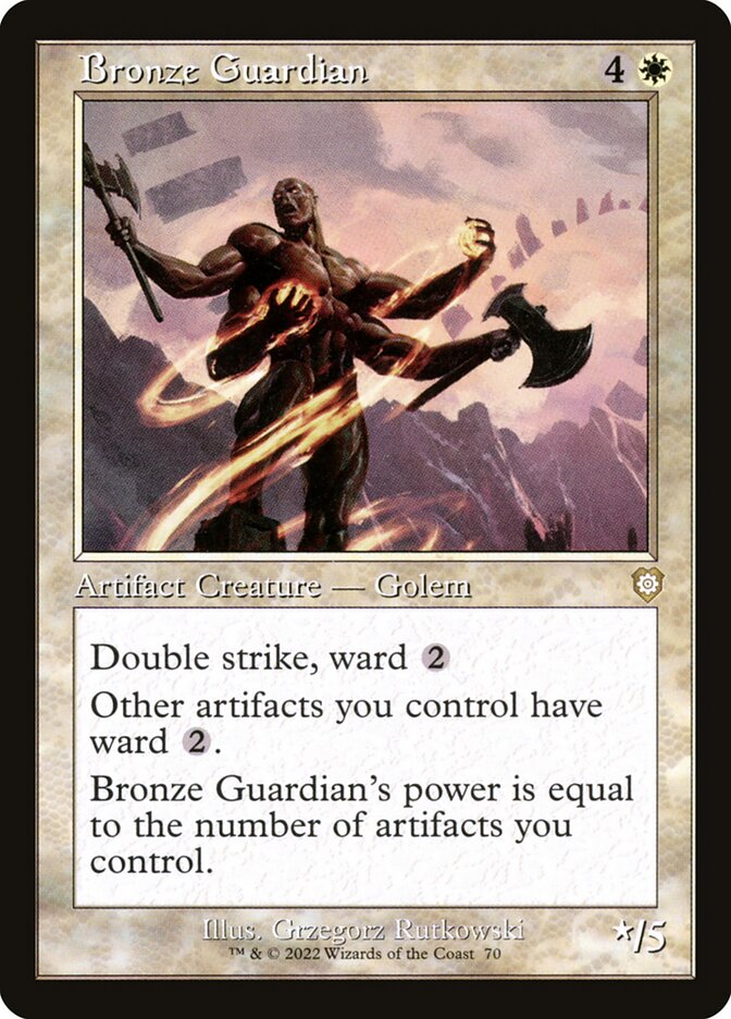 Gardien de bronze — The Brothers' War Commander 70/209