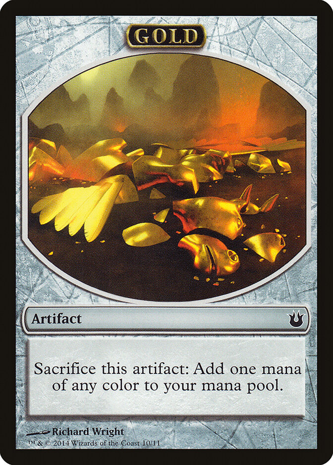 Gold — Born of the Gods Tokens 10/11