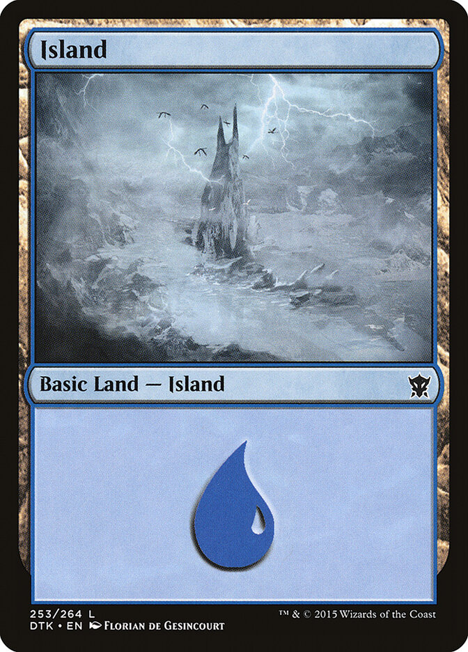 Island — Dragons of Tarkir 253/264