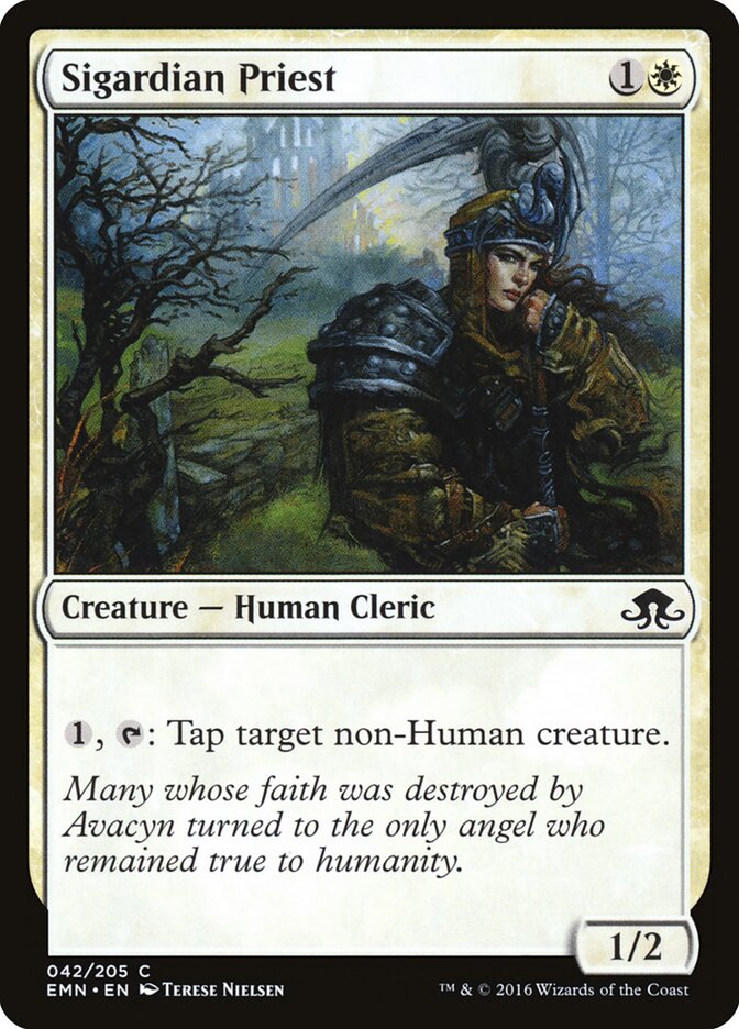 Sigardian Priest — Eldritch Moon 42/208