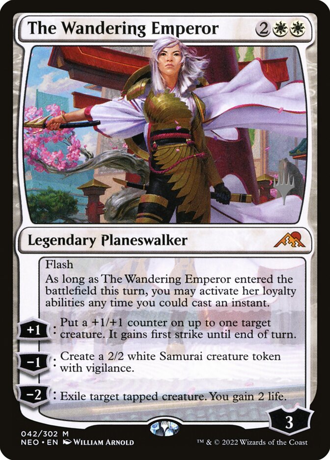 The Wandering Emperor — Kamigawa: Neon Dynasty Promos 42p/148