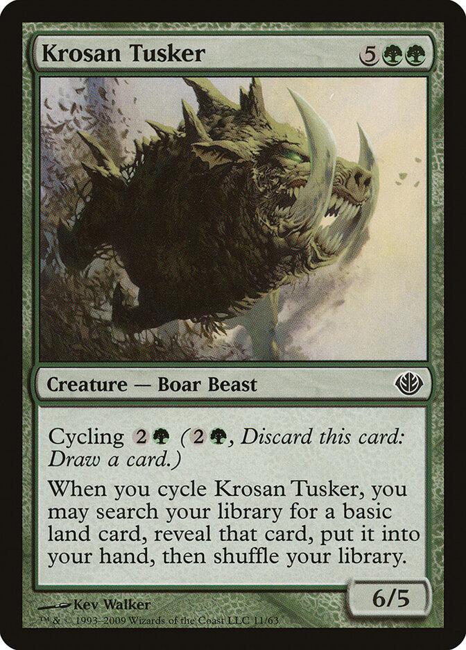 Krosan Tusker — Duel Decks: Garruk vs. Liliana 11/63