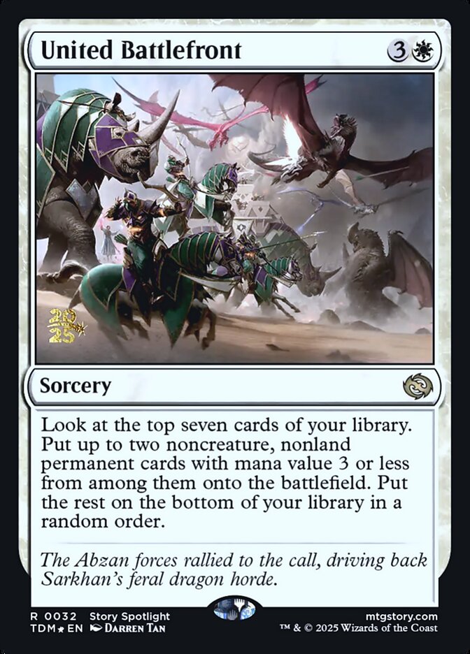 United Battlefront — Tarkir: Dragonstorm Promos 32s/160
