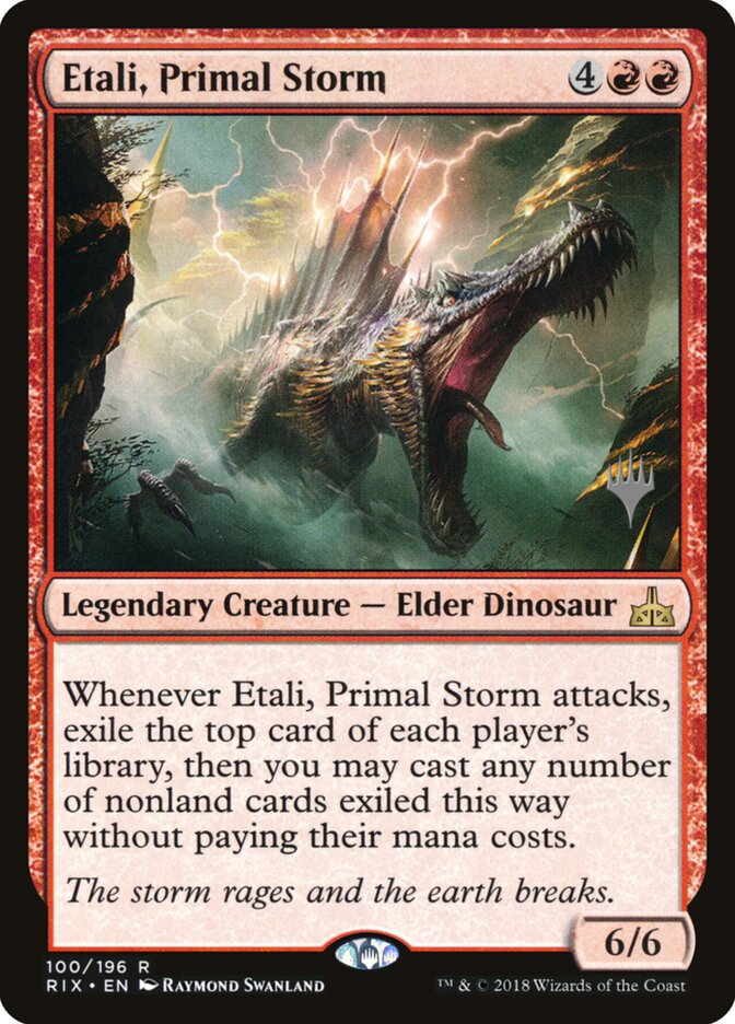 Etali, Primal Storm — Rivals of Ixalan Promos 100p/98