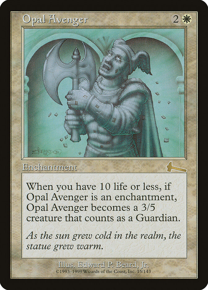 Opal Avenger — Urza's Legacy 15/143