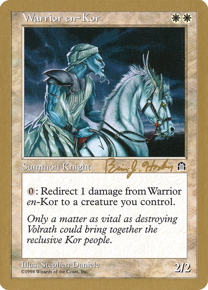Warrior en-Kor — World Championship Decks 1998 bh23b/117