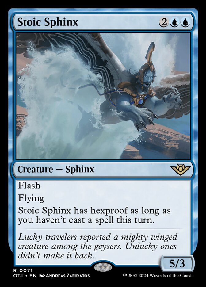 Stoic Sphinx — Outlaws of Thunder Junction 71/374