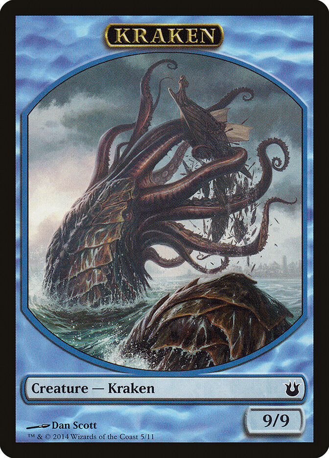 Kraken — Born of the Gods Tokens 5/11