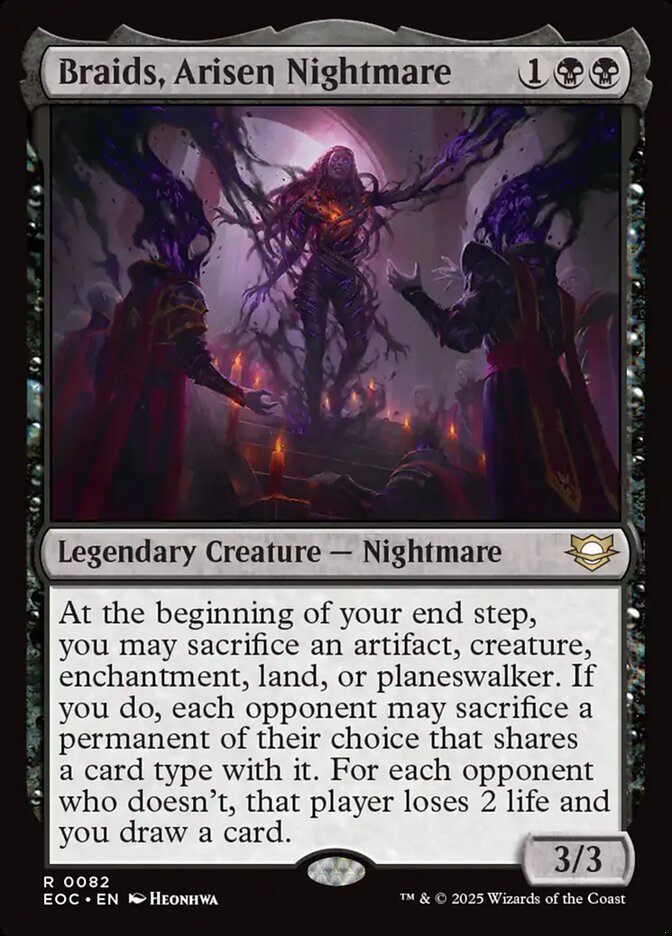 Braids, Arisen Nightmare — Edge of Eternities Commander 82/191