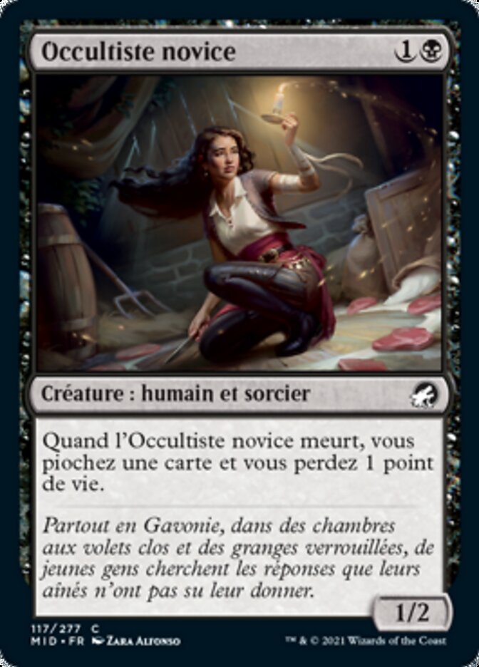 Occultiste novice — Innistrad: Midnight Hunt 117/398