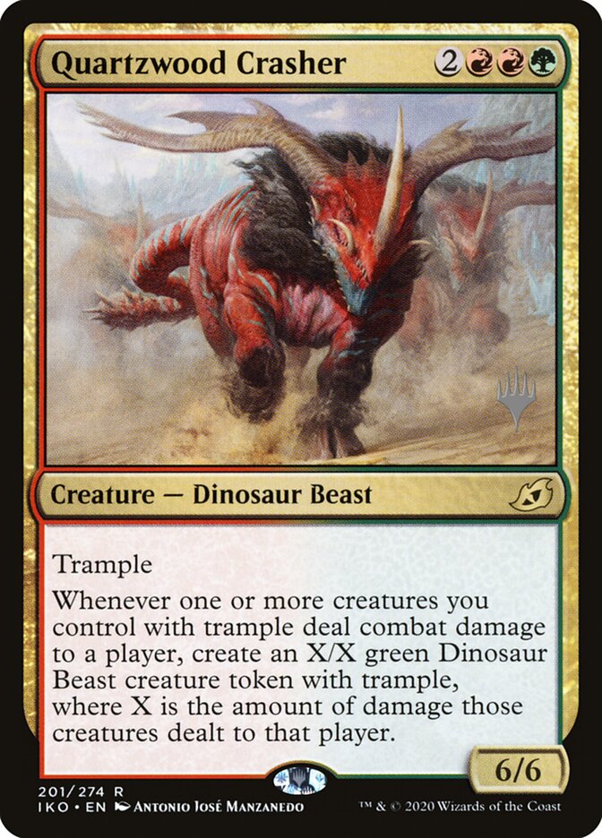 Quartzwood Crasher — Ikoria: Lair of Behemoths Promos 201p/137