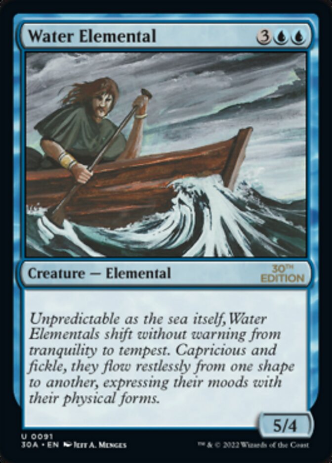 Water Elemental — 30th Anniversary Edition 91/594