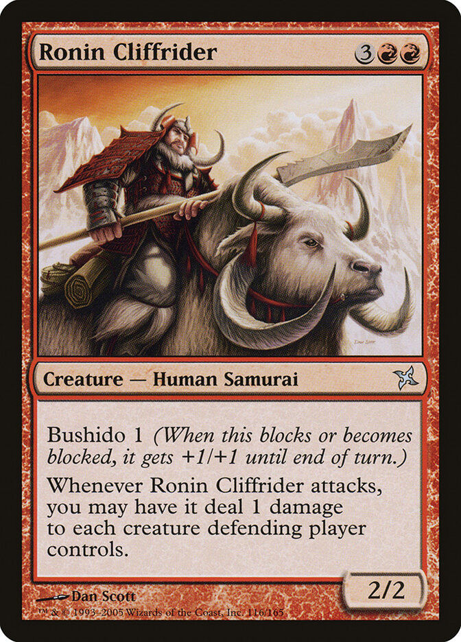Ronin Cliffrider — Betrayers of Kamigawa 116/165