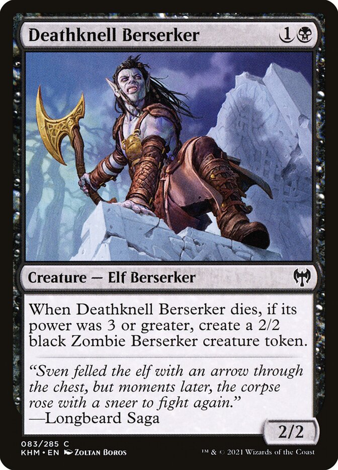 Deathknell Berserker — Kaldheim 83/425