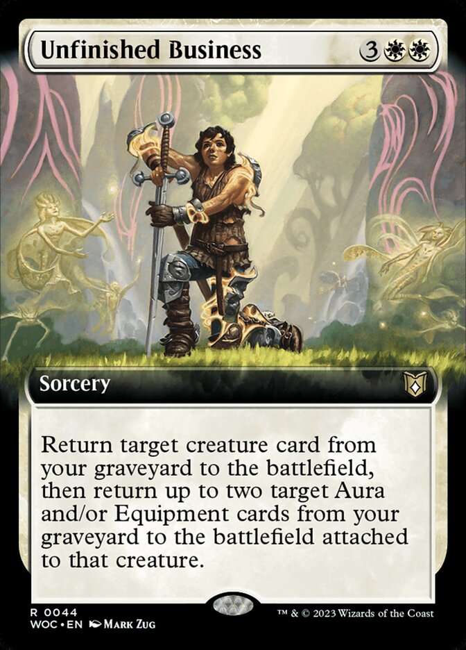 Unfinished Business — Wilds of Eldraine Commander 44/173