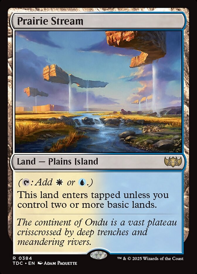 Prairie Stream — Tarkir: Dragonstorm Commander 384/413