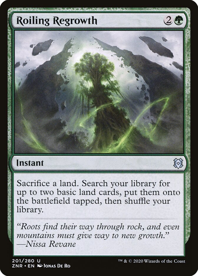 Roiling Regrowth — Zendikar Rising 201/406