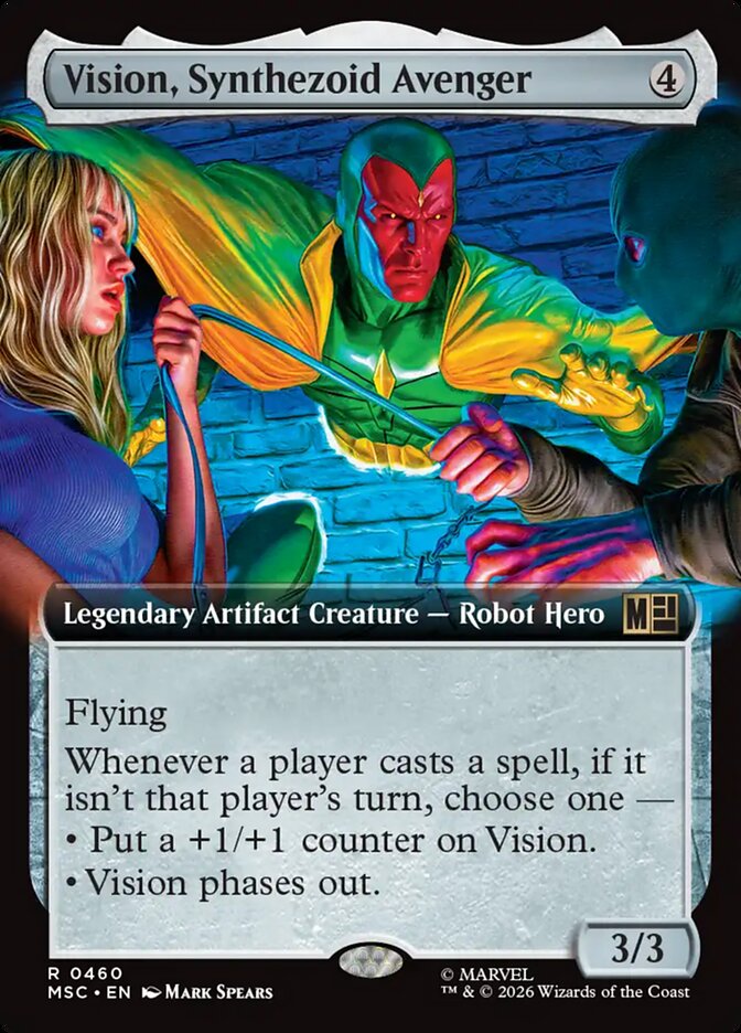 Vision, Synthezoid Avenger — Marvel Super Heroes Commander 460/866