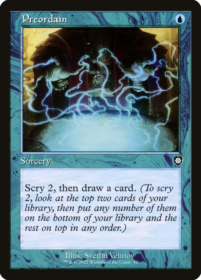 Preordain — The Brothers' War Commander 92/209