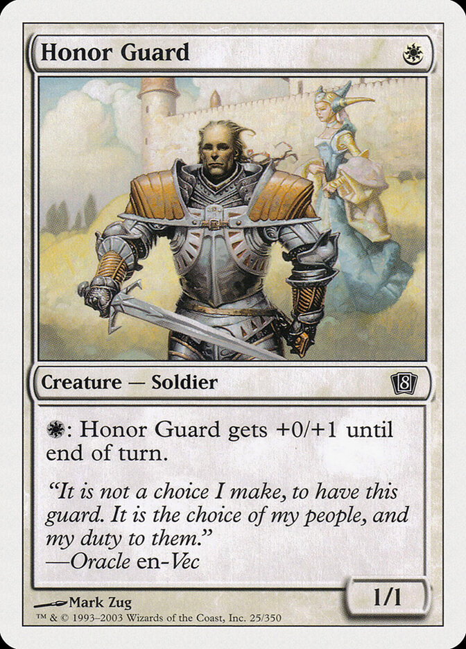 Honor Guard — Eighth Edition 25/710
