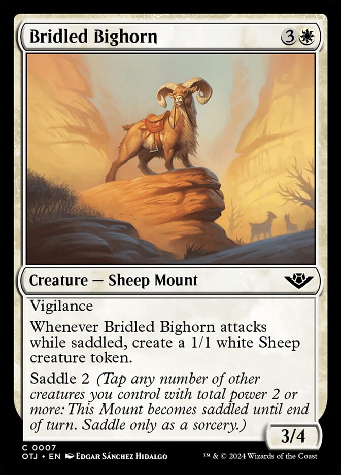 Bridled Bighorn — Outlaws of Thunder Junction 7/374