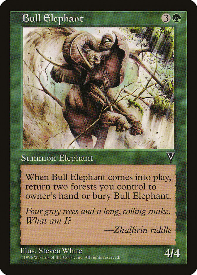 Bull Elephant — Visions 101/167