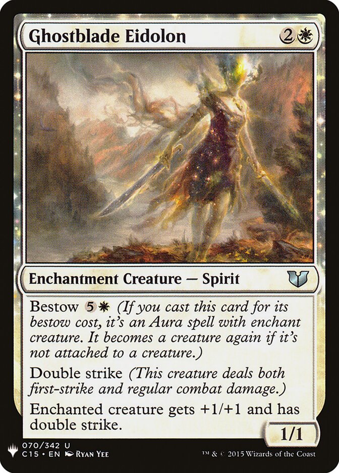 Ghostblade Eidolon — The List C15-70/5581
