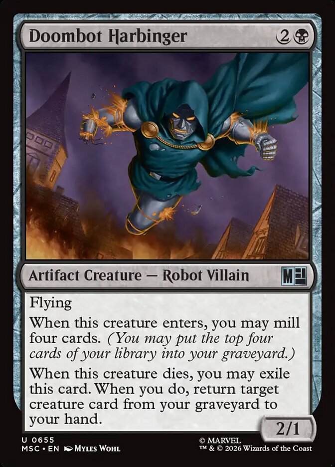 Doombot Harbinger — Marvel Super Heroes Commander 655/866