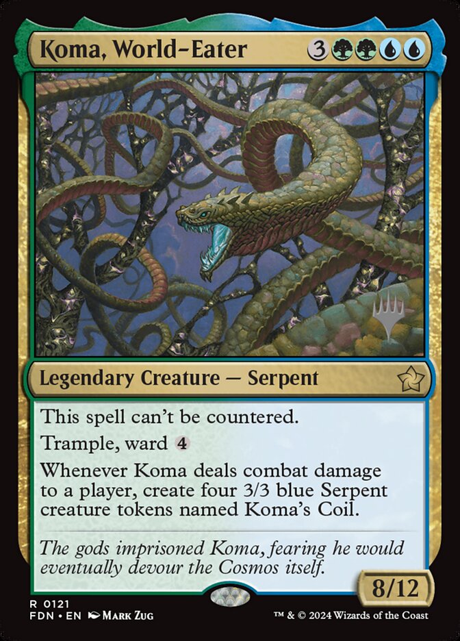 Koma, World-Eater — Foundations Promos 121p/106