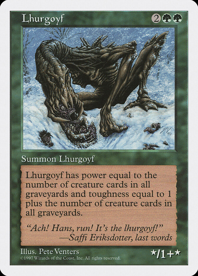 Lhurgoyf — Fifth Edition 309/455