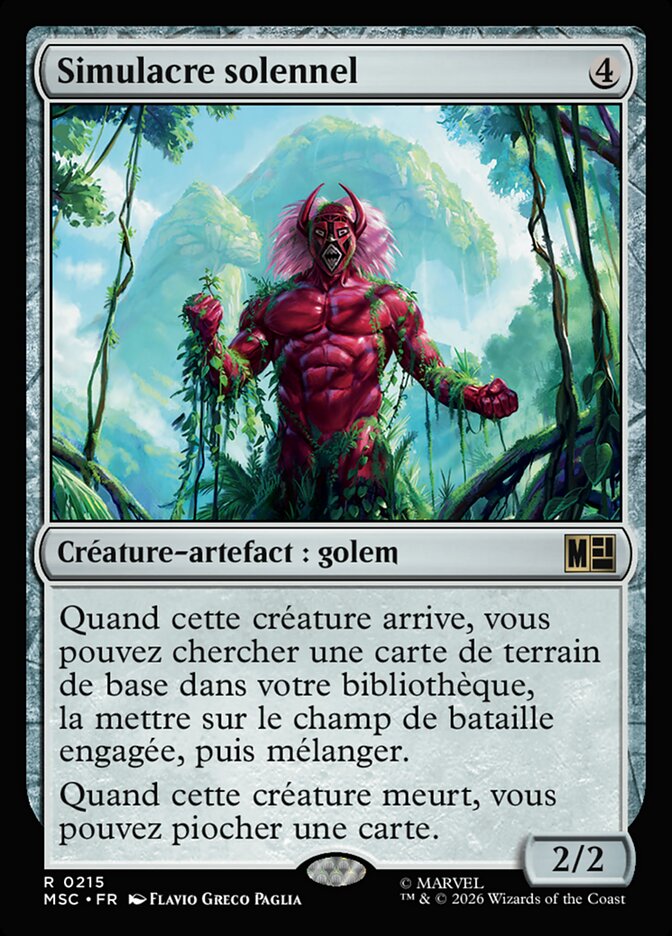 Simulacre solennel — Marvel Super Heroes Commander 215/866