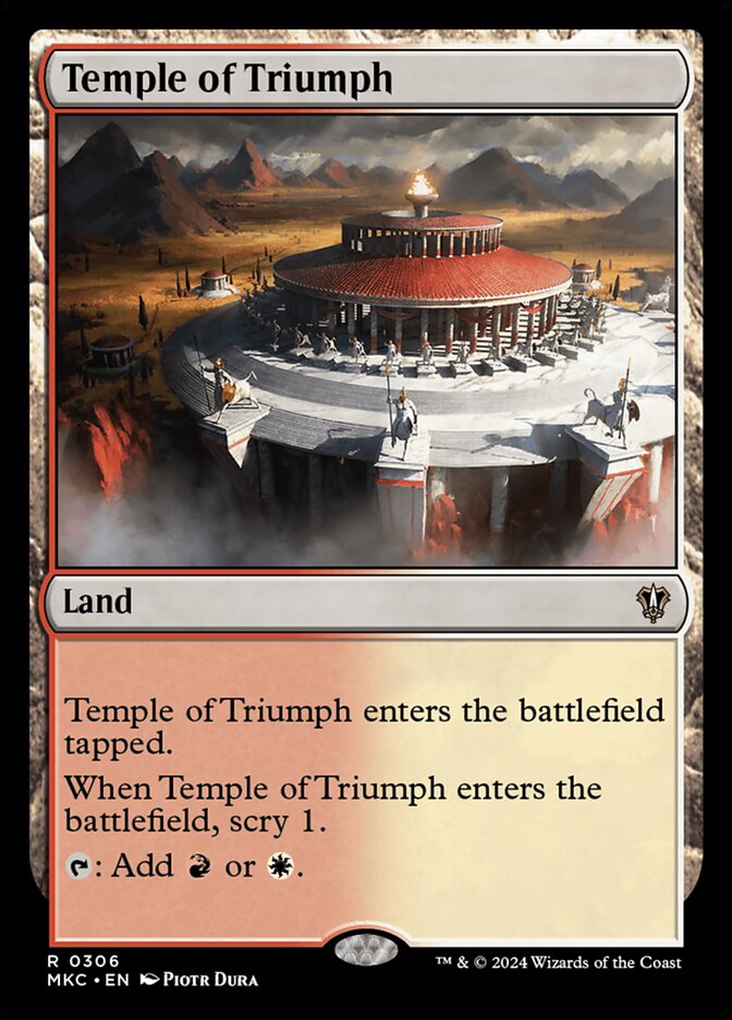 Temple of Triumph — Murders at Karlov Manor Commander 306/358