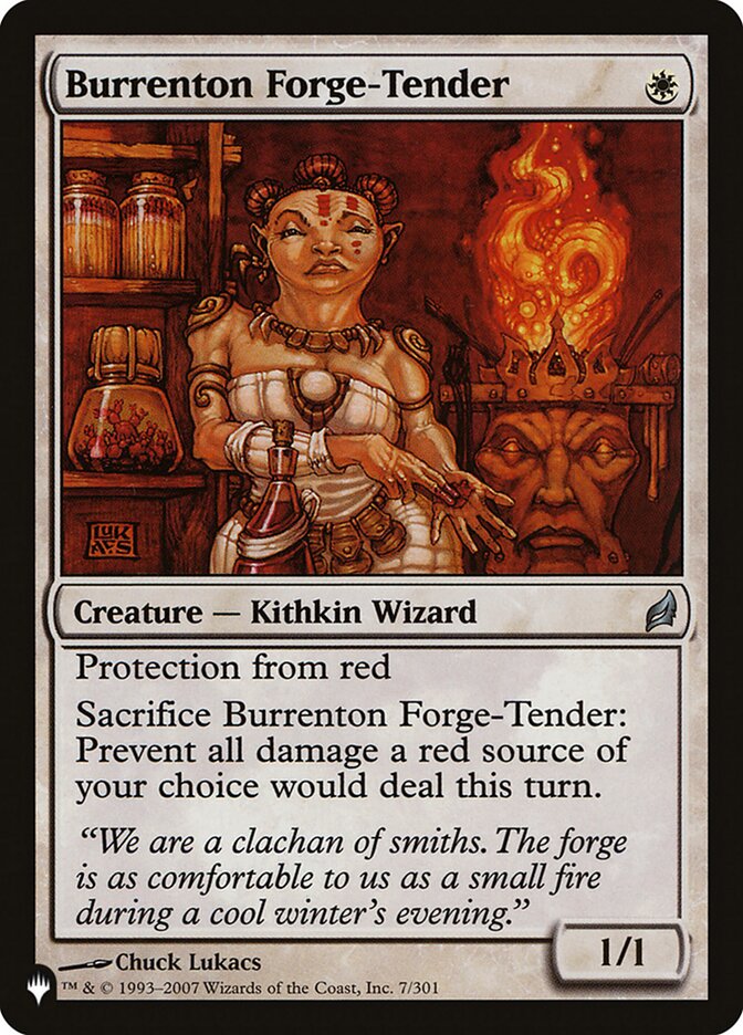 Burrenton Forge-Tender — The List LRW-7/5581