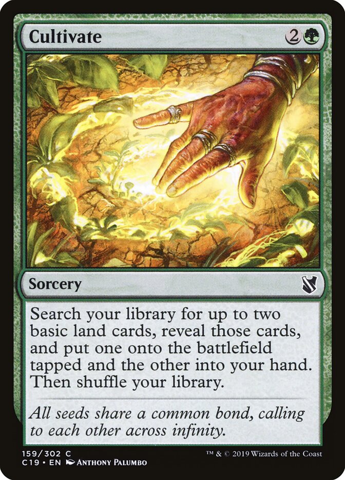 Cultivate — Commander 2019 159/302
